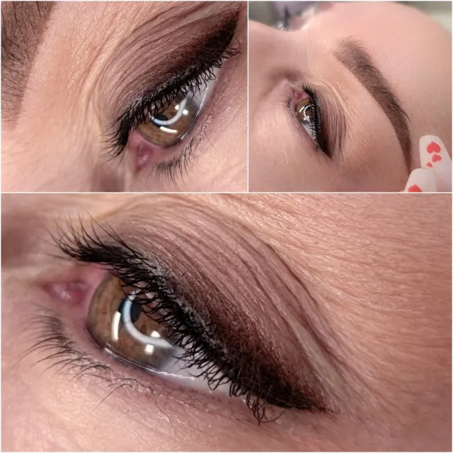 Before and After Permanent Eyeliner Tattoo