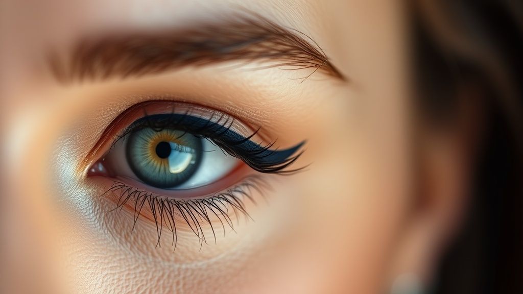 Enhance your natural beauty with expertly applied eyeliner for hooded eyes.