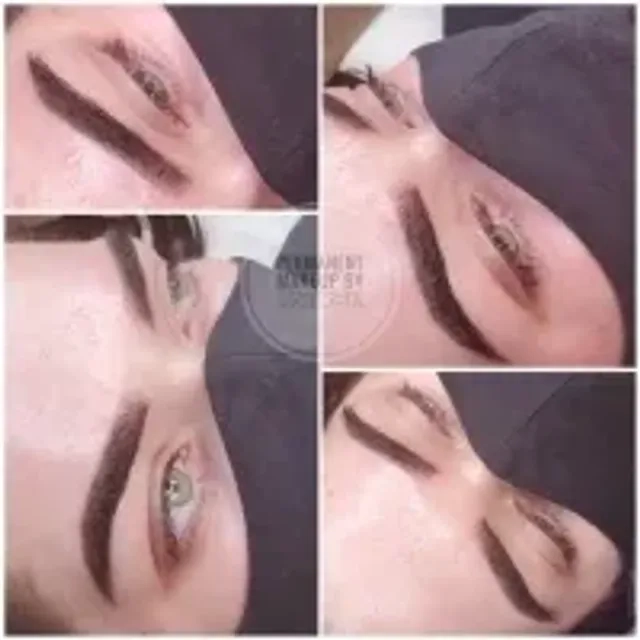 Microblading Eyebrow Transformation Process