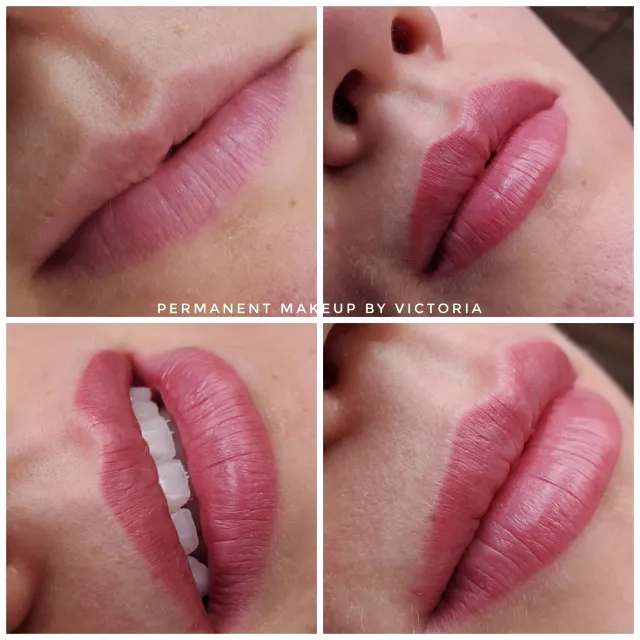 Permanent Lip Makeup Applied by Victoria