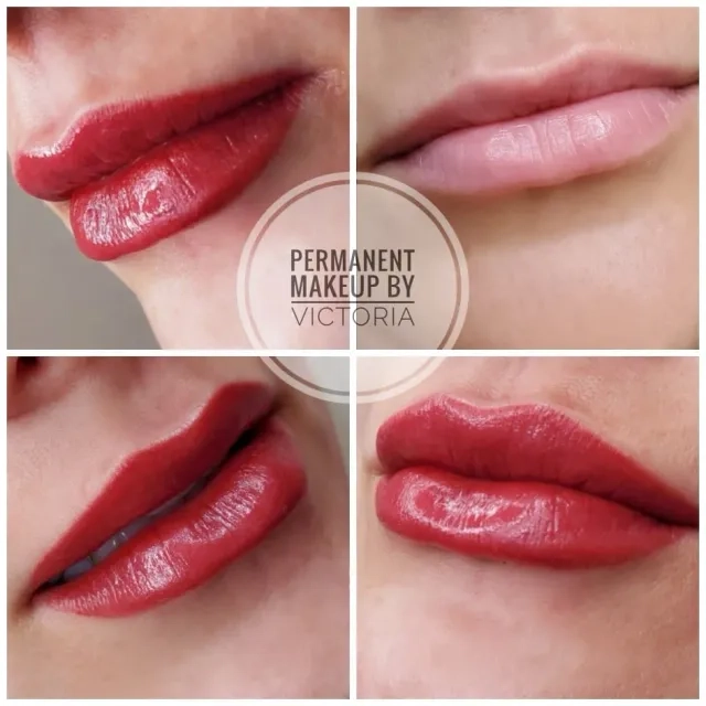 Permanent Lip Makeup Before and After